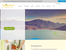 Tablet Screenshot of healinghearts-psychotherapy.com